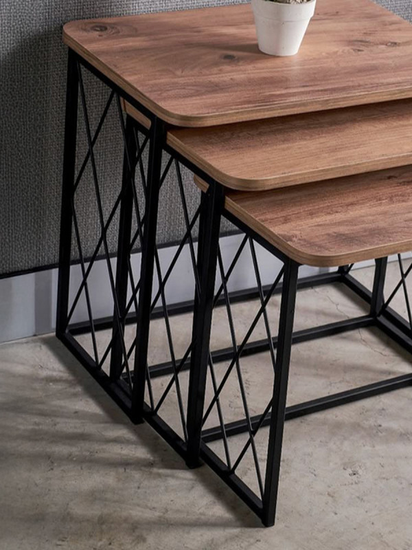 Semra Üçlü Zigon Sehpa